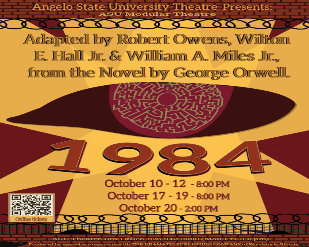 Angelo State University Theatre presents “1984”