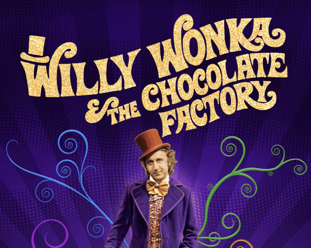 Downtown Movie Night Willy Wonka and the Chocolate Factory @ Parking Lot