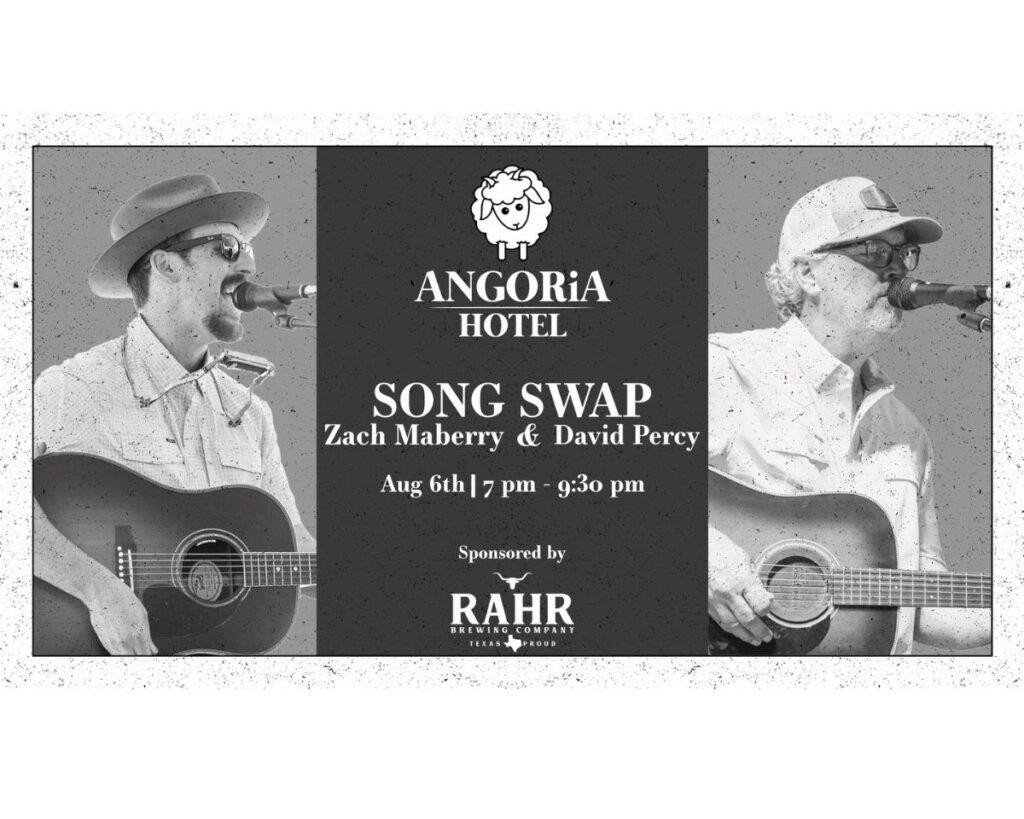 Song Swap & Rahr Pint Night_ Zach Maberry & David Percy @ Angoria Hotel