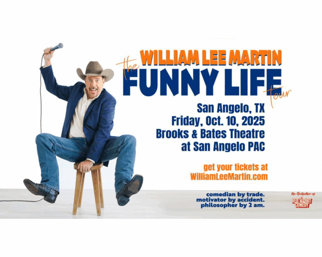 William Lee Martin The Funny Life Tour @ San Angelo PAC